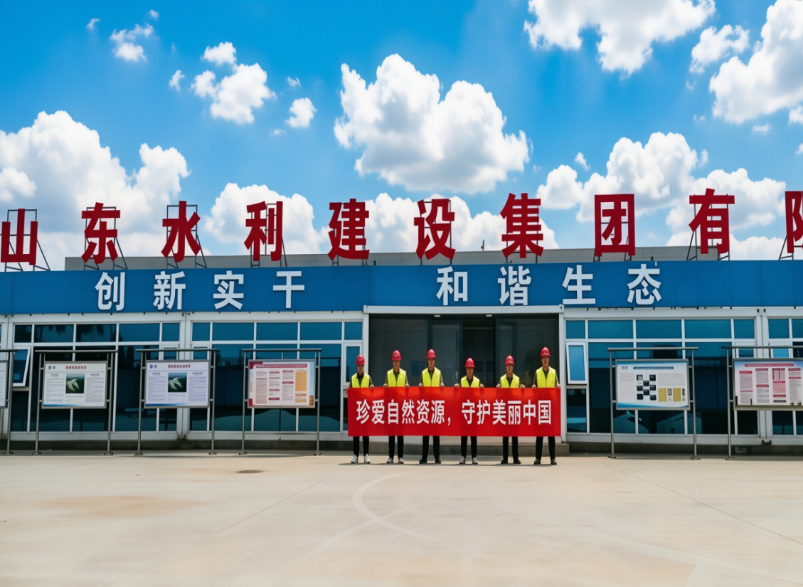 世界地球日，山东水建项目部.png